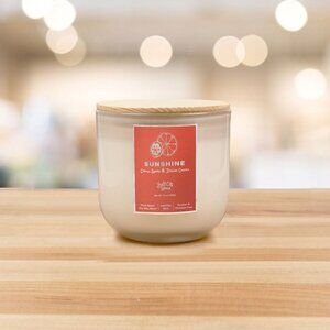 BRAND NEW BUFF CITY 2-WICK SUNSHINE CITRUS SPRITZ AND ITALIAN COASTS CANDLE